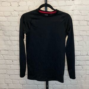 Reebok Black Long Sleeve Basel Layer Speedwick Top Size XL Kids